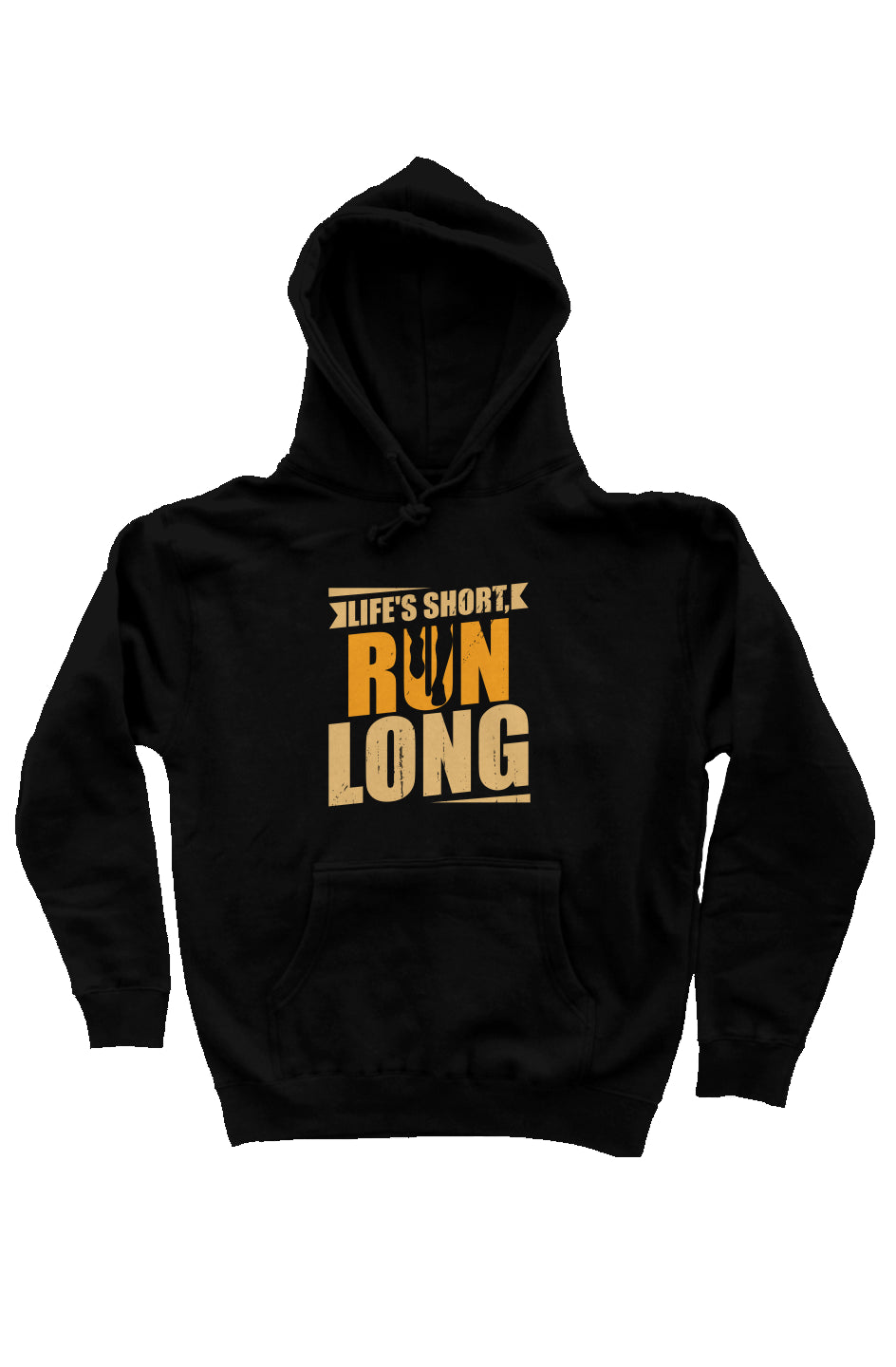 life's short, run long hoodie