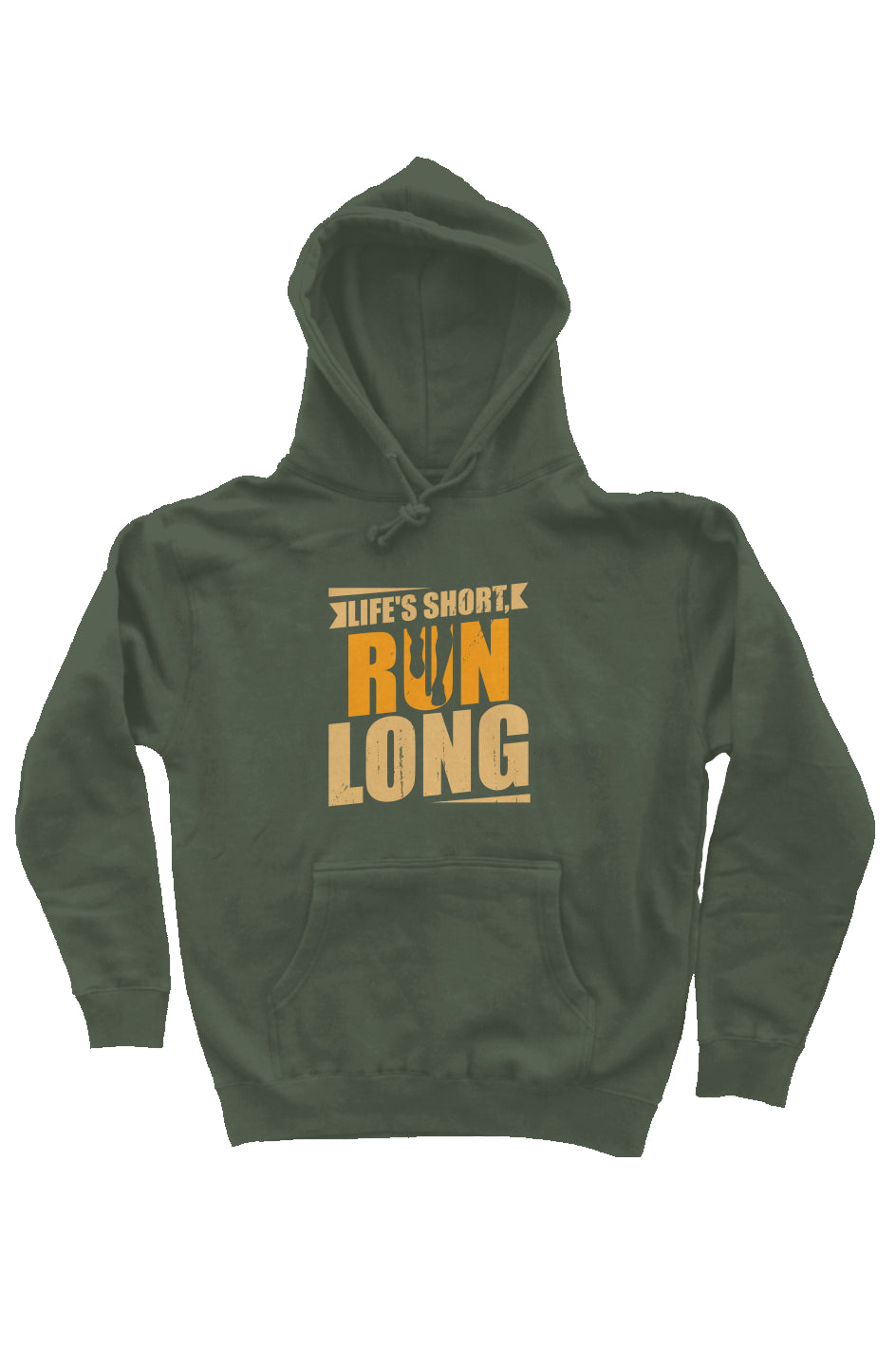 life's short, run long hoodie