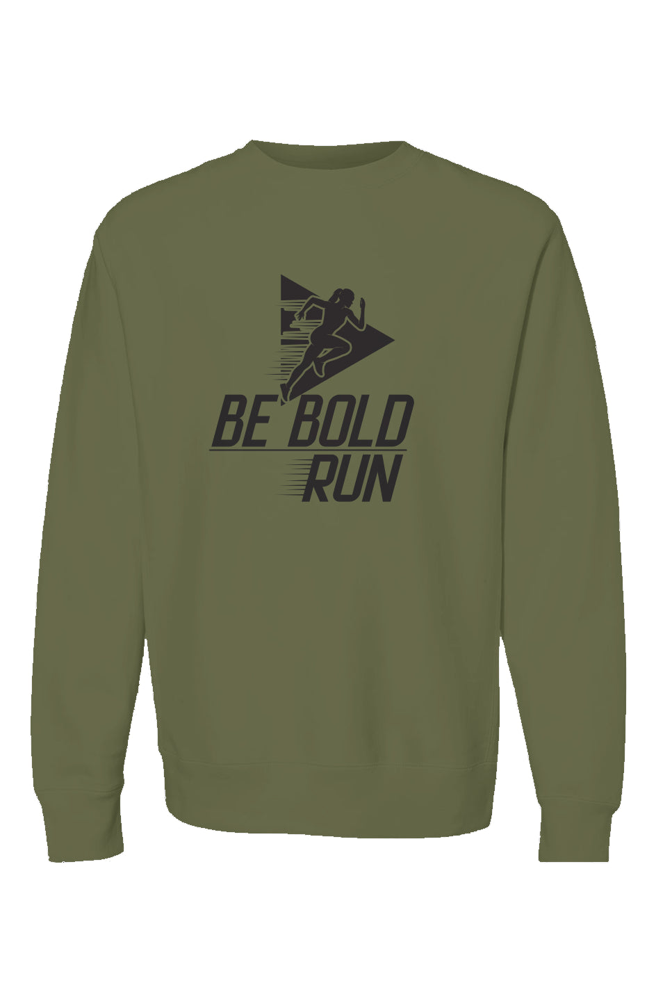be bold, run Crewneck (women)