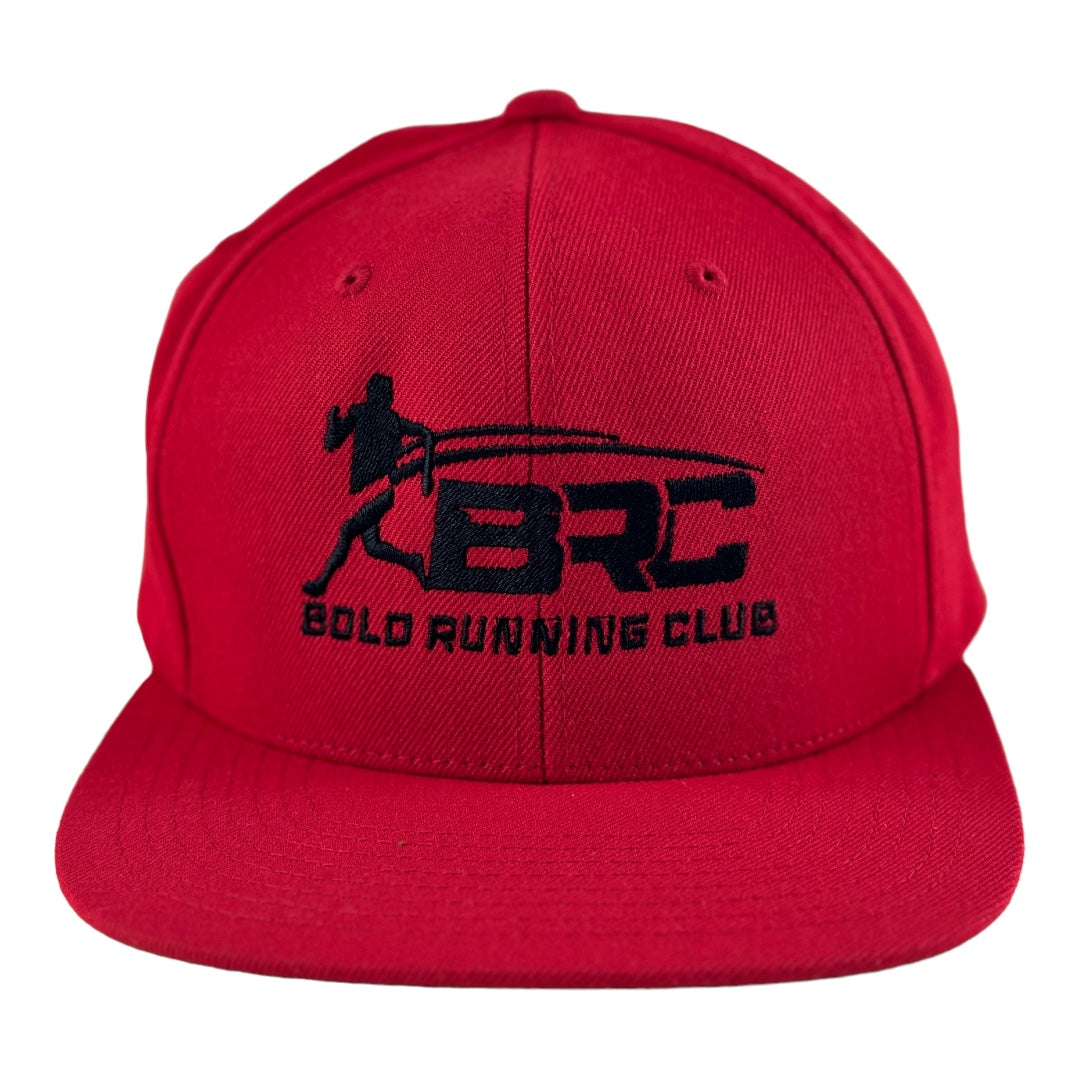 style meet style meet official brc logo premium snapback / red