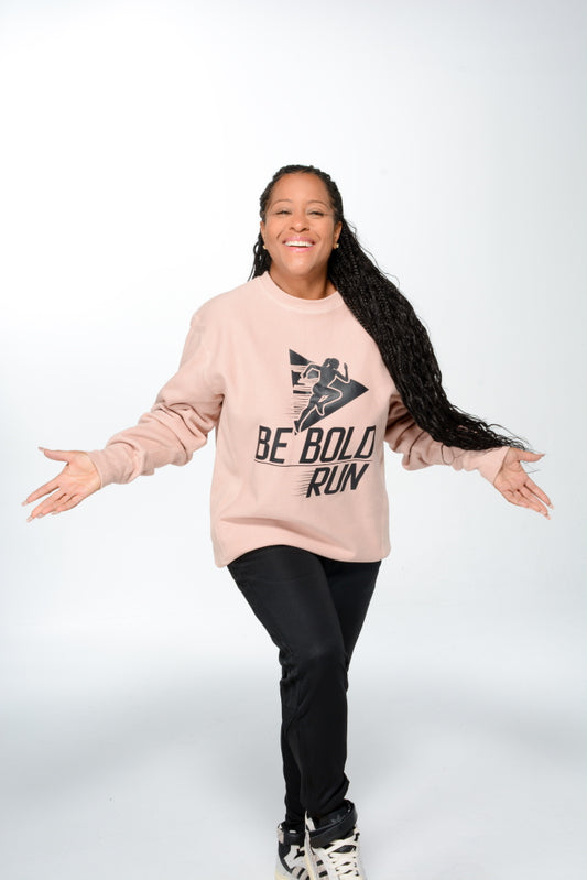 Be Bold, Run Crewneck / Women
