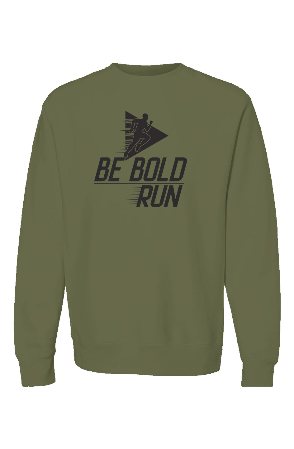 be bold, run Crewneck (men)