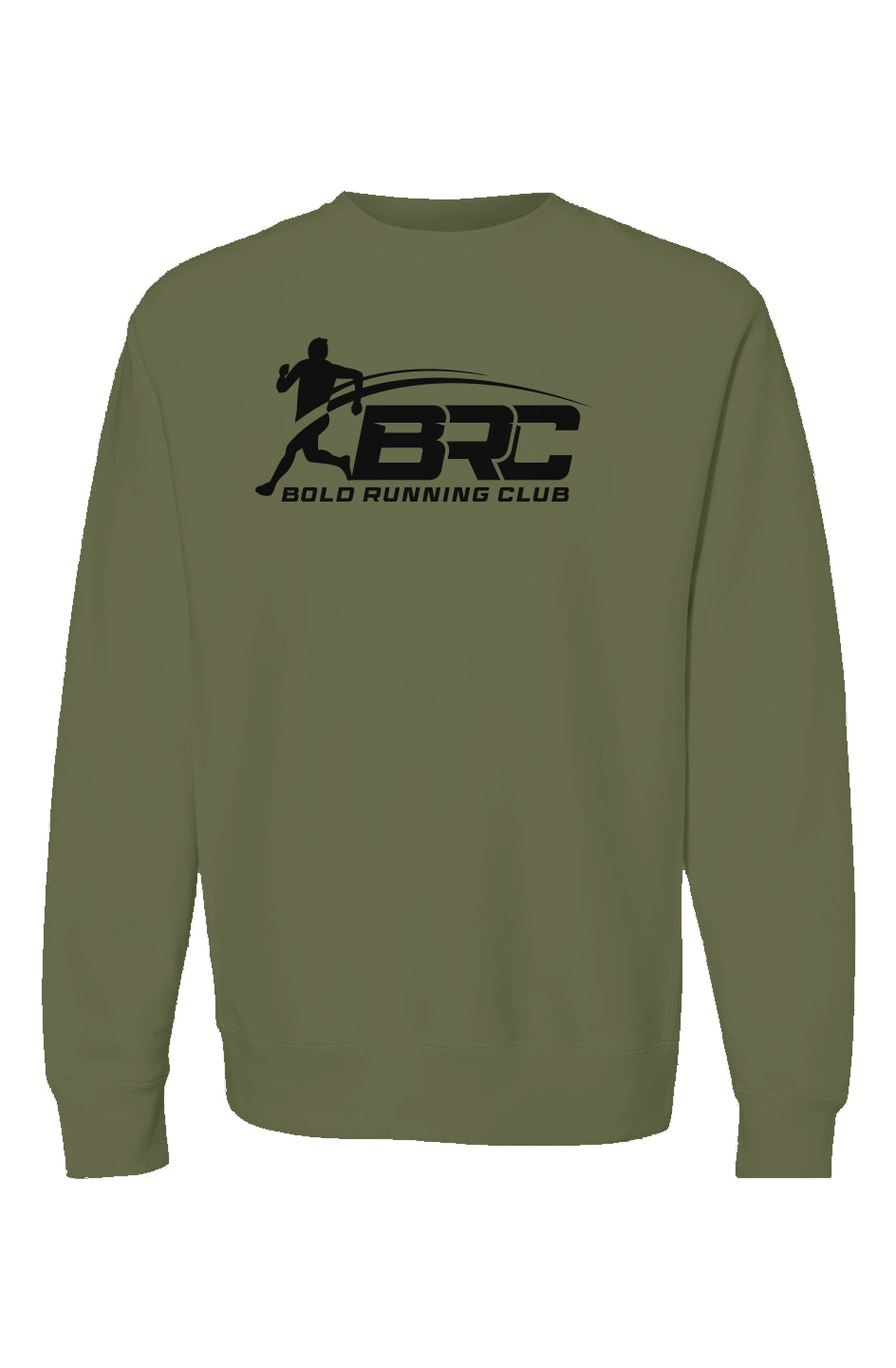 bold running club signature Crewneck